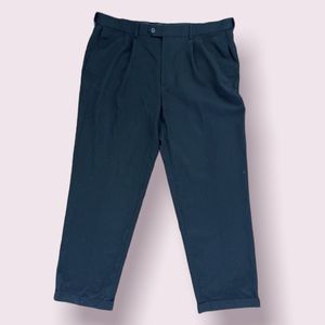 George pleated waist cuffed hem dress pants, men 38 x 32